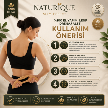 Naturique™ El Yapımı Lenf | Selülit Karşıtı Masaj Aleti
